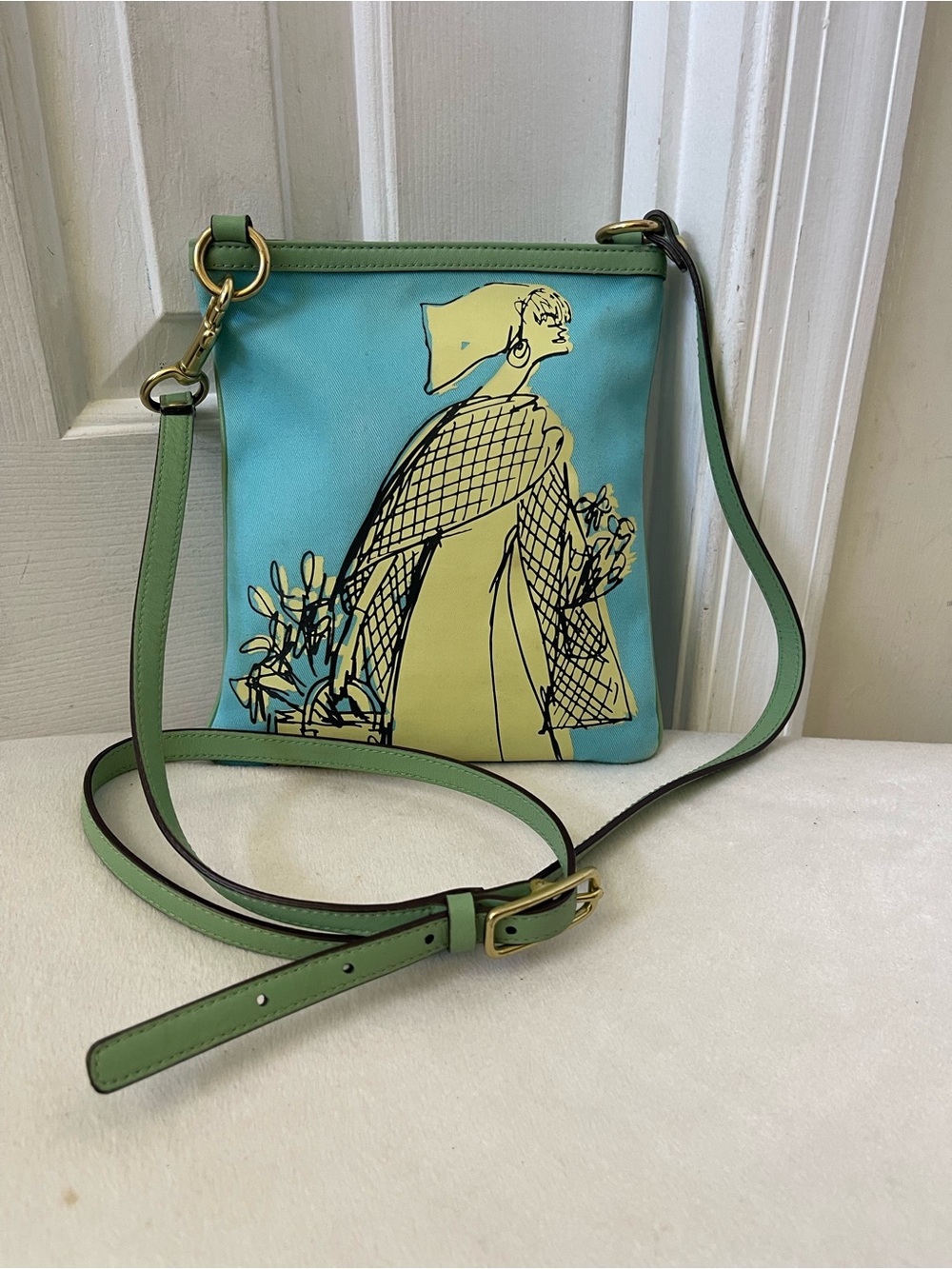 Coach Bonnie Cashin print small crossbody bag - Picture 1 of 12